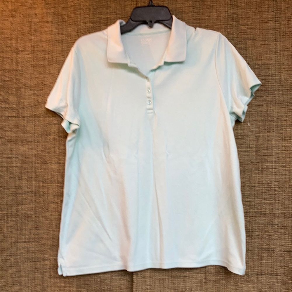 Land’s End Pima cotton polo shirt color pastel mint